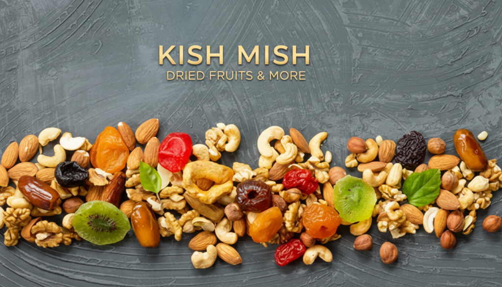 kish mish logo fruits secs et noix сухофрукты Paris